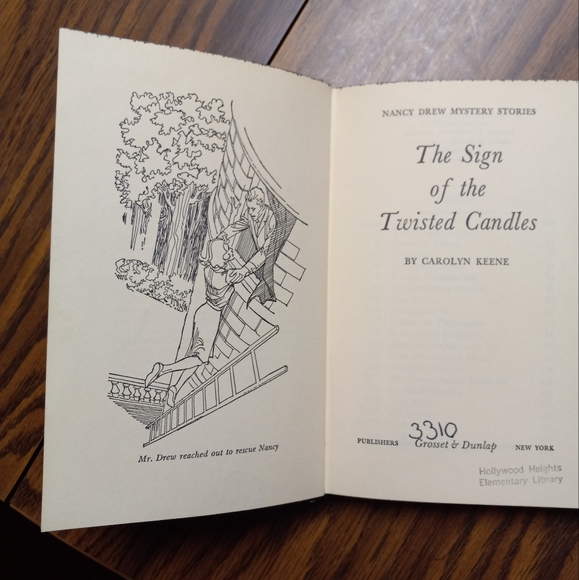 Nancy Drew #9 "The Sign Of The Twisted Candles". - Picture 3 of 4